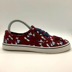 Disney licensed Mickey Mouse canvas sneakers